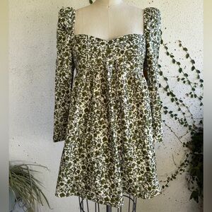 Floral Long Sleeve Dress